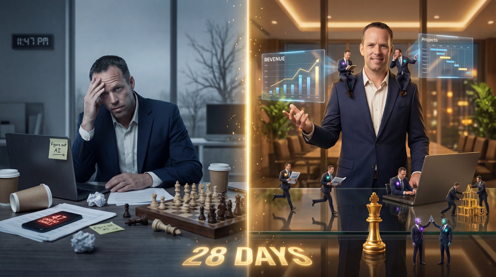 28 Days transformation — from AI tourist to AI orchestrator